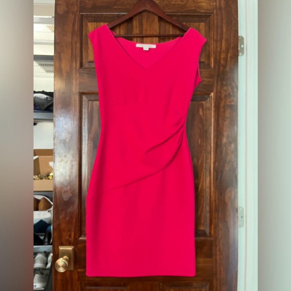 DVF hot pink Dress